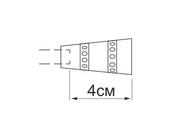 20.42.650 Наконечник Золото Антик (HomeDecor) (2шт.) (10уп./кор.)