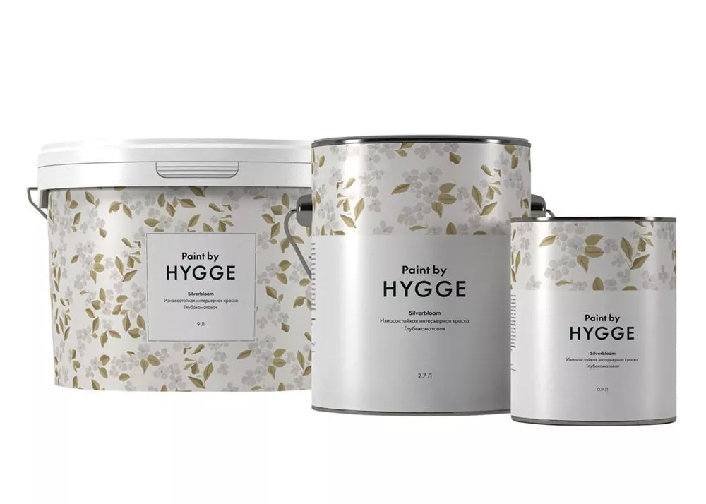 SilverBloom (Серебряное цветение) глубокоматовая краска Hygge 0,9 л. (база А)