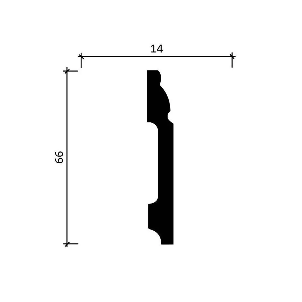 DD15/18 Плинтус (99x14x2000мм)