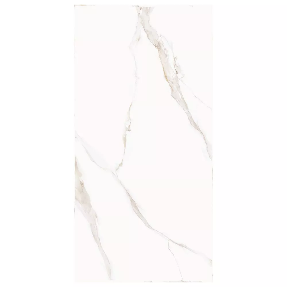 Calacatta Milazzo Gold 60120CMI01 Керамогранит sugar-эффект 600*1200*9,5 (2 шт в уп/43,2 м в пал)