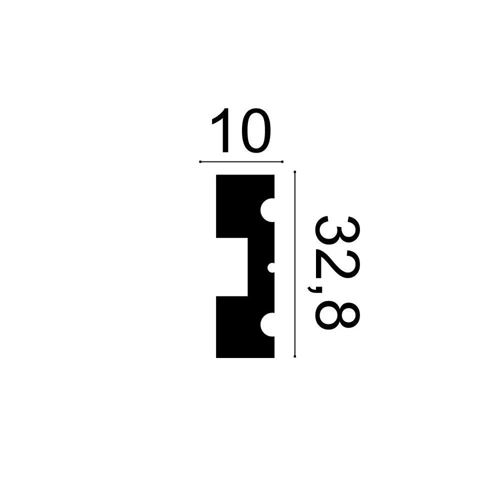 DD637/55 Молдинг(32,8х10х2000мм)