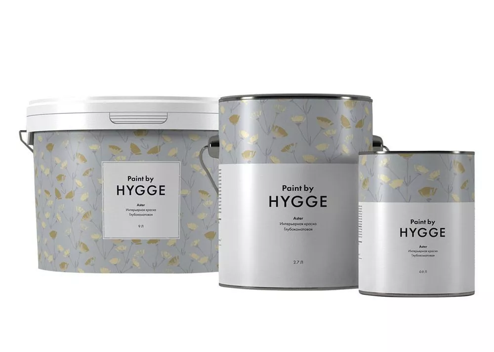 Aster (Астра) глубокоматовая краска Hygge 9 л. (база А)