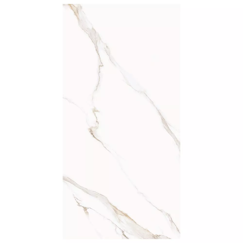 Calacatta Milazzo Gold 60120CMI01 Керамогранит sugar-эффект 600*1200*9,5 (2 шт в уп/43,2 м в пал)