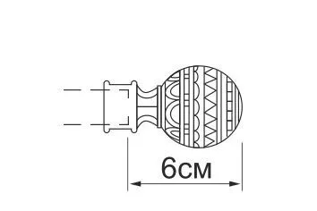20.255.603 Наконечник Белое Золото (HomeDecor) (2шт.) (10уп./кор.)