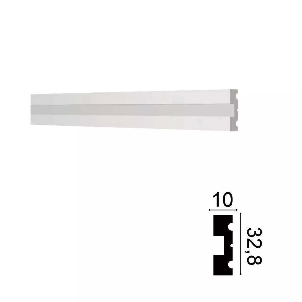 DD637/55 Молдинг(32,8х10х2000мм)