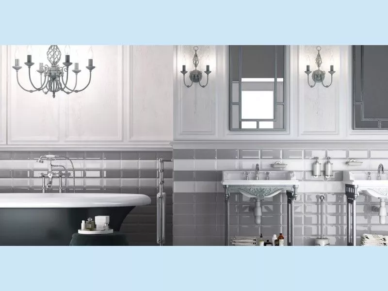 Плитка настенная 100 Х 200 METROTILES Розовый 465051 (1уп/44шт)