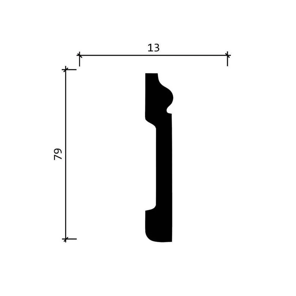 DD005/24 Плинтус (79х13х2000мм.)