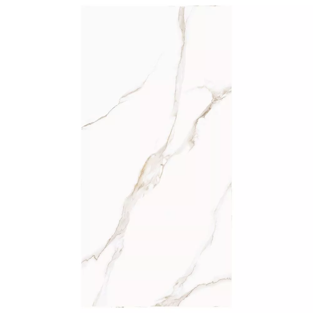 Calacatta Milazzo Gold 60120CMI01 Керамогранит sugar-эффект 600*1200*9,5 (2 шт в уп/43,2 м в пал)