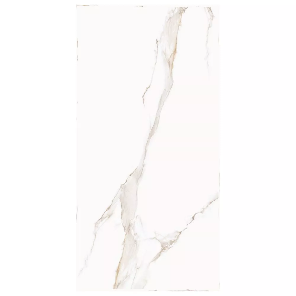 Calacatta Milazzo Gold 60120CMI01 Керамогранит sugar-эффект 600*1200*9,5 (2 шт в уп/43,2 м в пал)