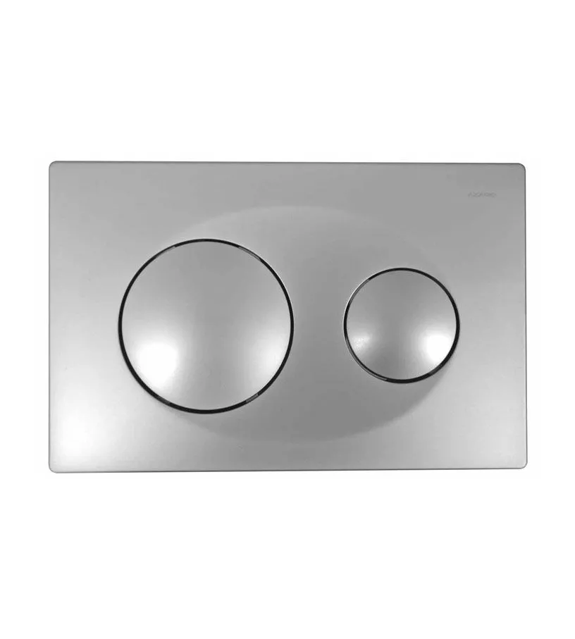 Панель смыва AZARIO ХРОМ матовый (круглая)  AZ-8200-0010