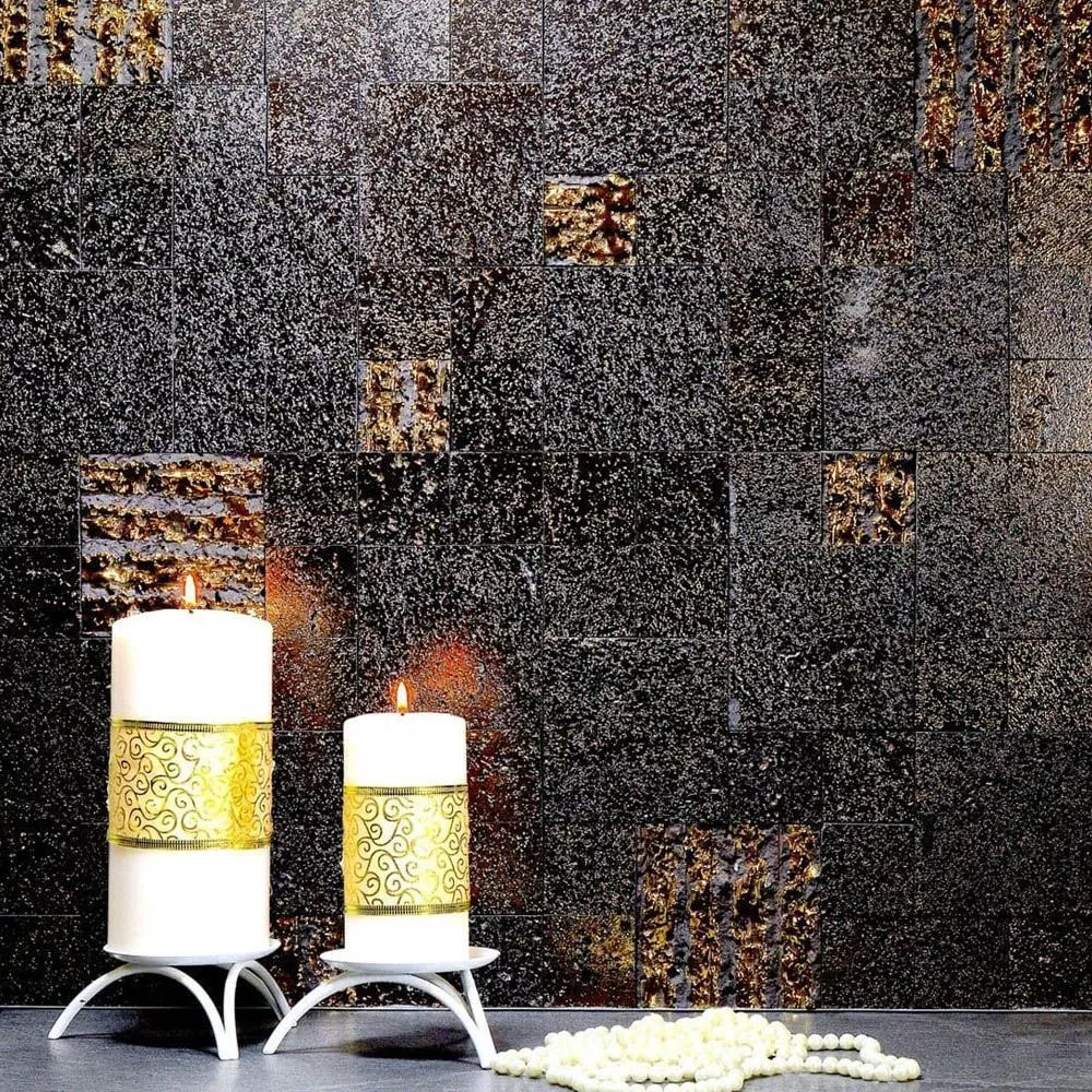 LAVA GOLD мозаика 300*300 мм (1уп/6шт) вулканический туф