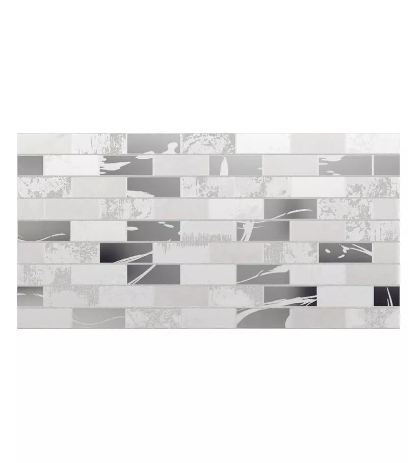 Glent White DW9GLW00 Вставка декоративная 500*249*9 (5 шт в уп) кирпич/белый