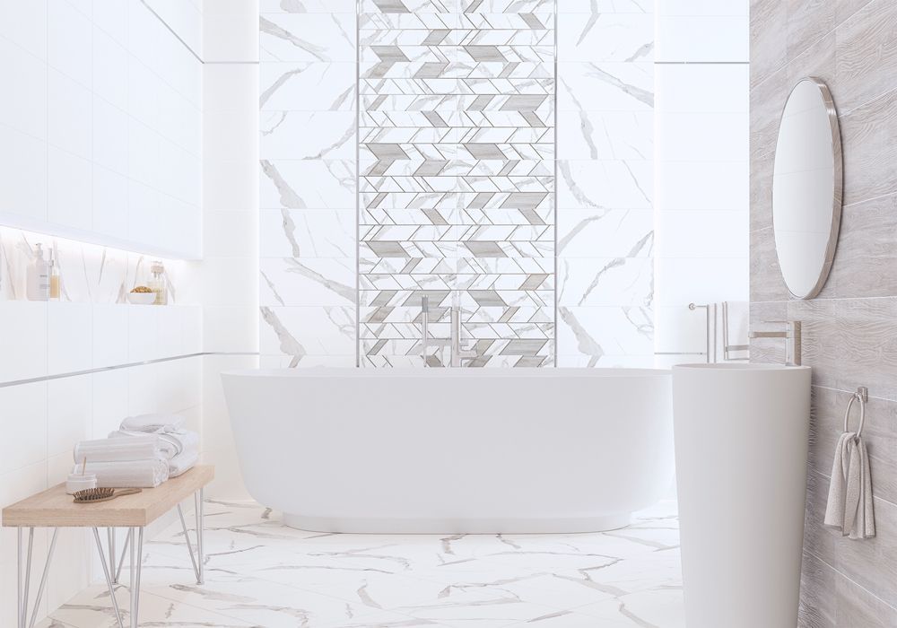 Vertus Box Calacatta WT9BOX15 Плитка настенная 249*500*7,5 (12 шт в уп/80.676 м в пал)