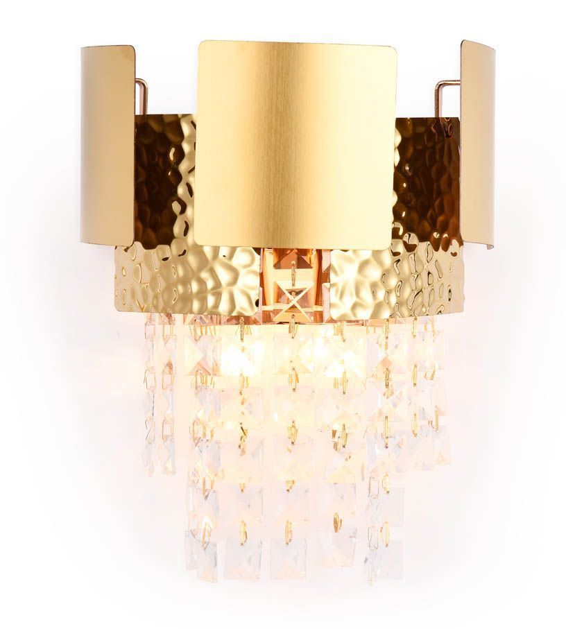 TR5252/2 GD/CL E14/2 max 40W Настенный светильник с хрусталем "Амбрелла" (-20%)