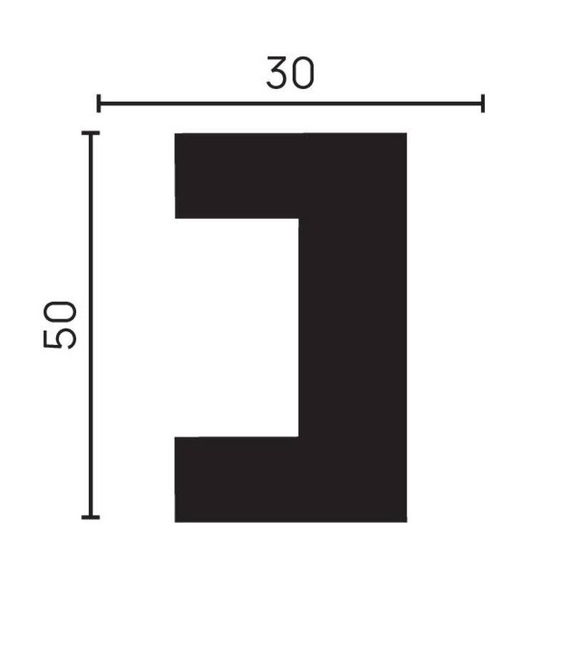 DD613/18 Молдинг (50х30х2000мм.)