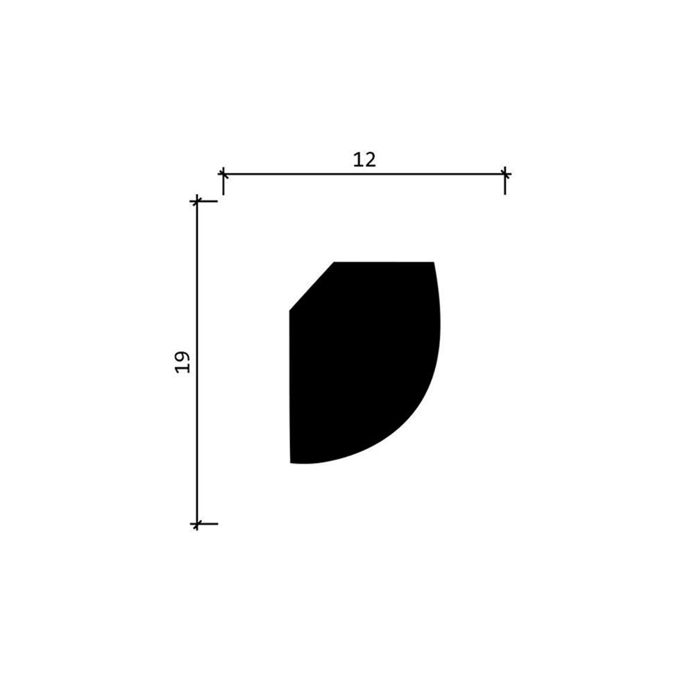 DD02/99 Карниз  (19x12x2000мм)