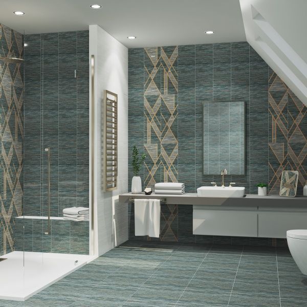 TESSUTO GREEN Плитка настенная 25,1*70,9  (1уп/7шт) 