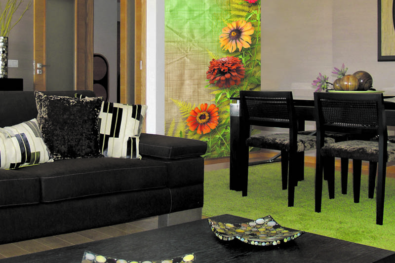 11-0071-FG "Цветочная фантазия" DECOCODE Фотопанно 100х280см. "Фотообои почти даром"