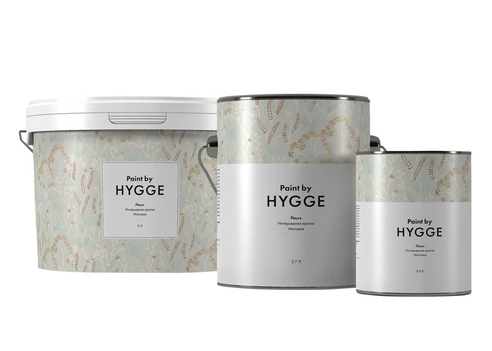 Fleurs (Цветы) матовая краска Hygge 2,7 л. (база А)