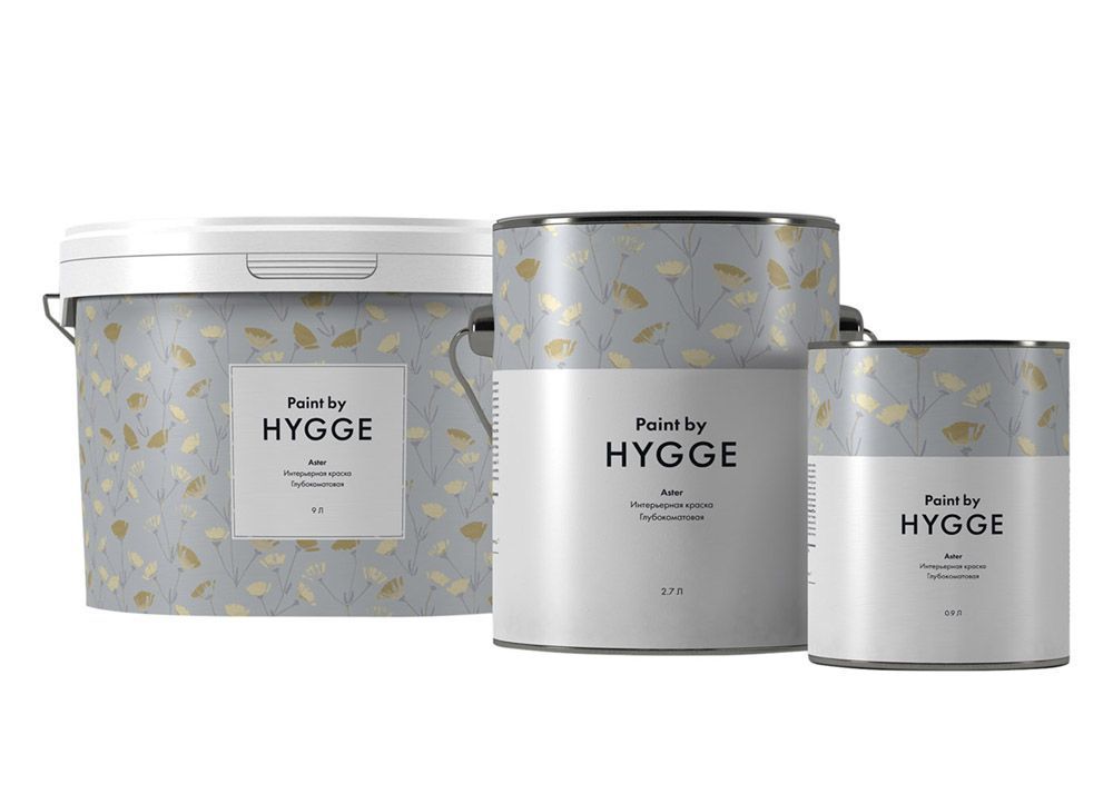 Aster (Астра) глубокоматовая краска Hygge 0,9 л. (база С)