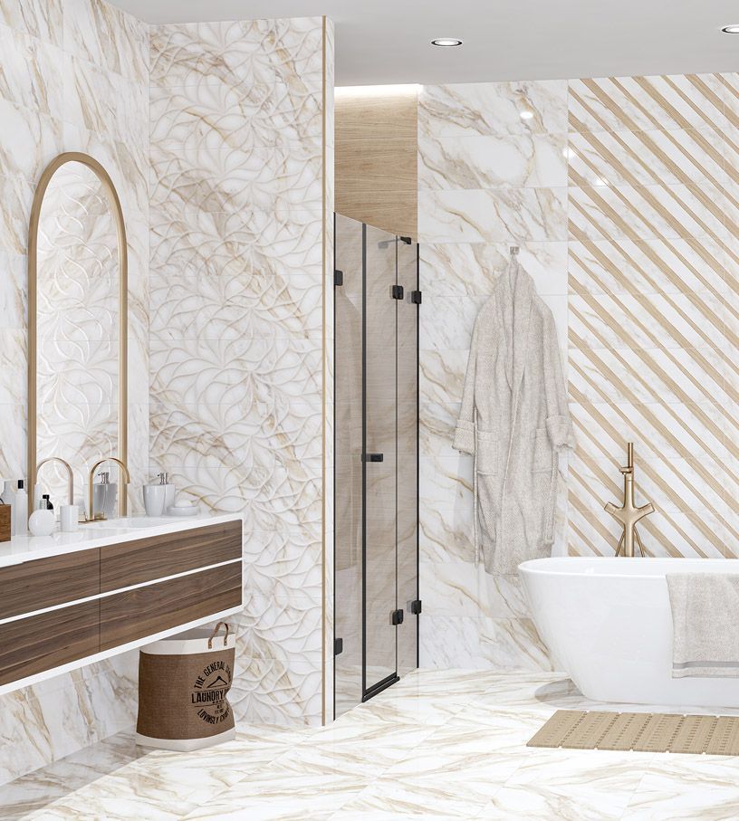 CALACATTA ORO STRUTTURA Плитка настенная R 24,2*70  (1уп/6шт)