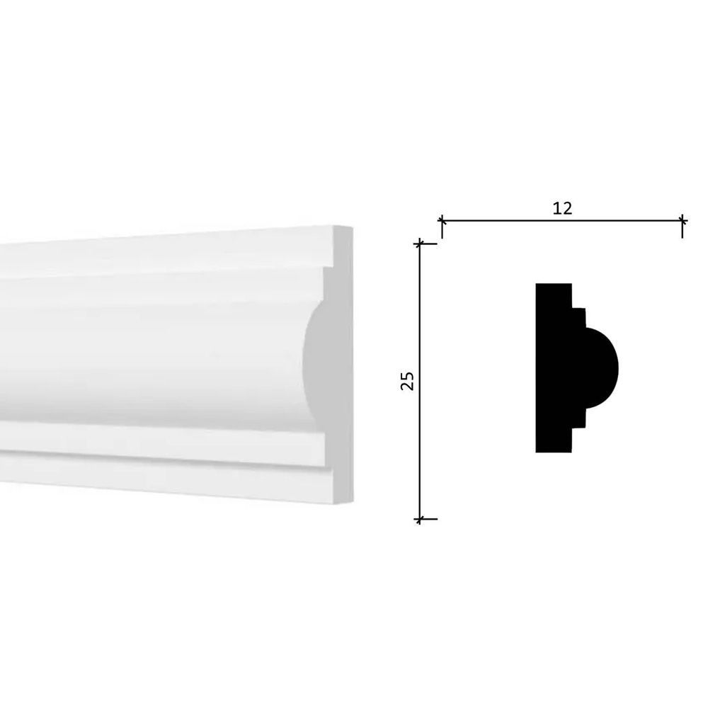 DD35/100 Молдинг (25x12x2000мм)