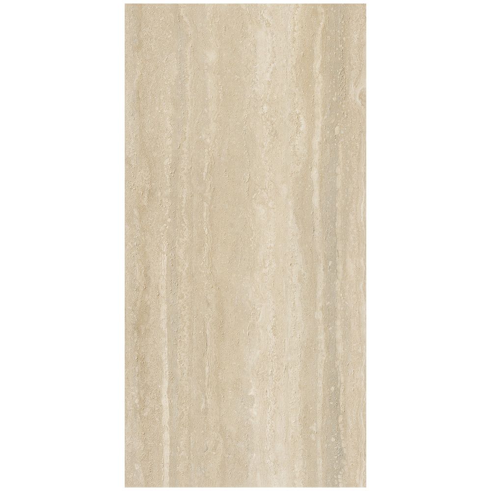 60120TVW18M Travertine World Latte Керамогранит матовый карвинг 600*1200 (2 шт в уп/50,40 м в пал)
