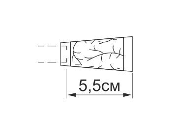 20.41.603 Наконечник Белое Золото (HomeDecor) (2шт.) (10уп./кор.)