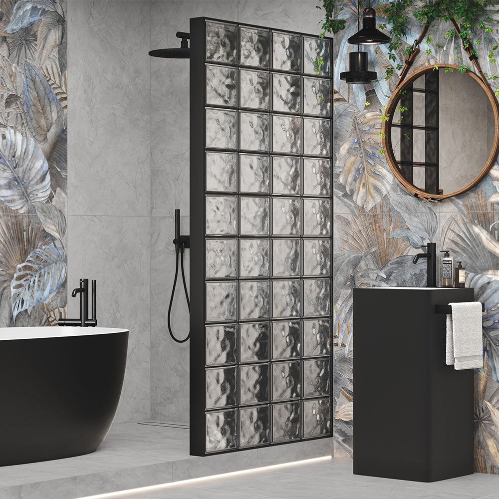 Bahamas Floristry Dark D120240G Керамогранит матовый граниль 1200*600 (2 шт в уп/41,76 м в пал)