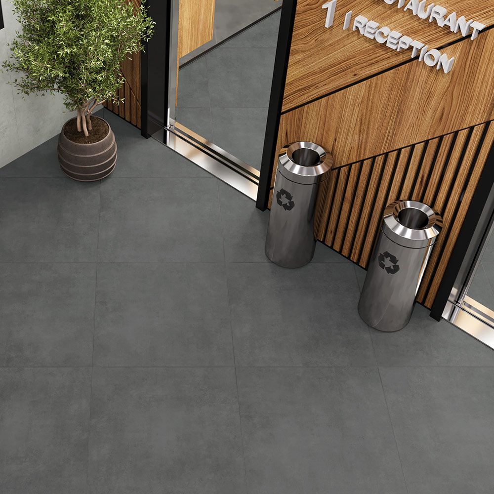 Cement PRO Grey GP6060CEM25M Керамогранит матовый 600*600*9,5 (4 шт в уп/43,2 м в пал)