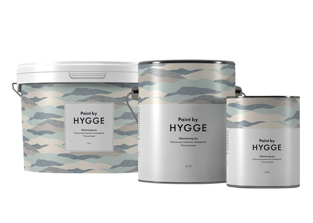 Shimmering Sea (Мерцающее море) полуматовая краска Hygge 2,7 л. (база С)