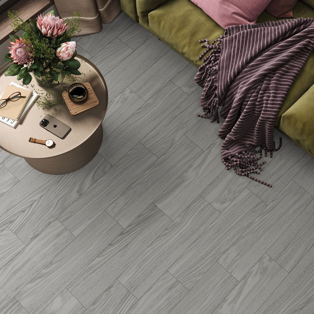 Merbau Graphite GP1560ERB25 Керамогранит матовый 151*602 (20 шт в уп/72,8 м в пал)