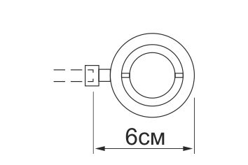 20.32.603 Наконечник Белое Золото (HomeDecor) (2шт.) (10уп./кор.)