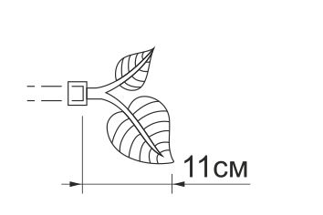 20.79.592 Наконечник Сталь (HomeDecor) (2шт.) (10уп./кор.)