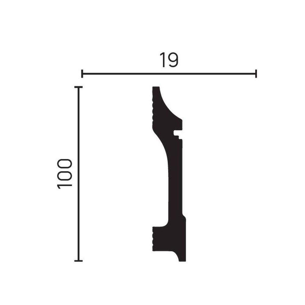 DD711/14 Плинтус (100х19x2000мм)