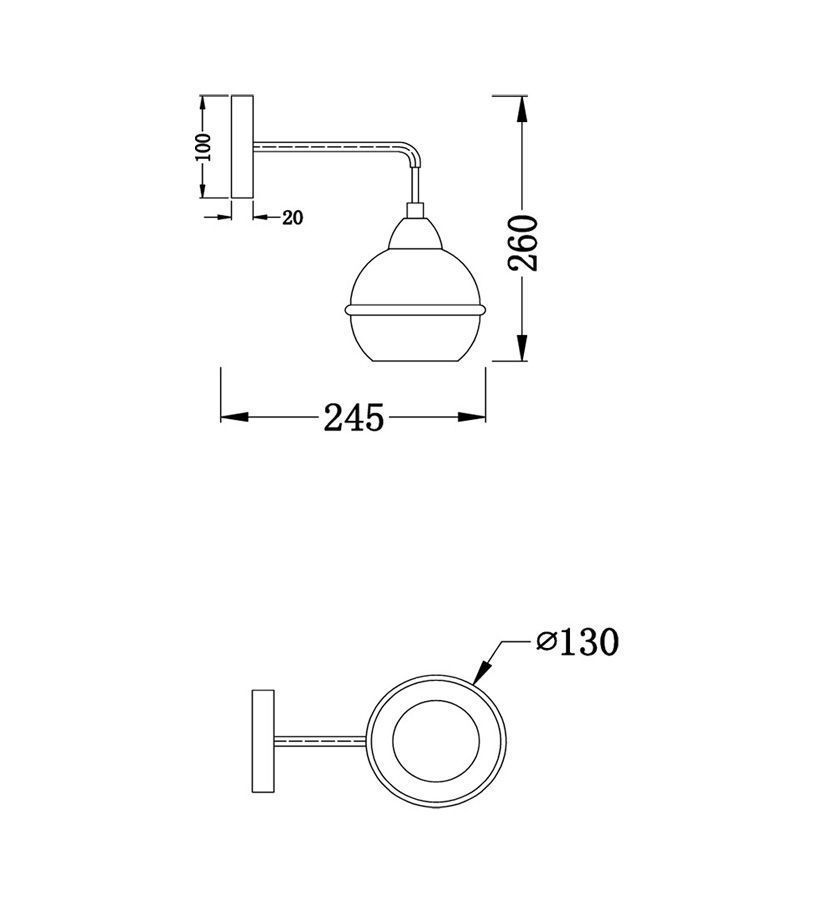 FR5004WL-01-CL Бра