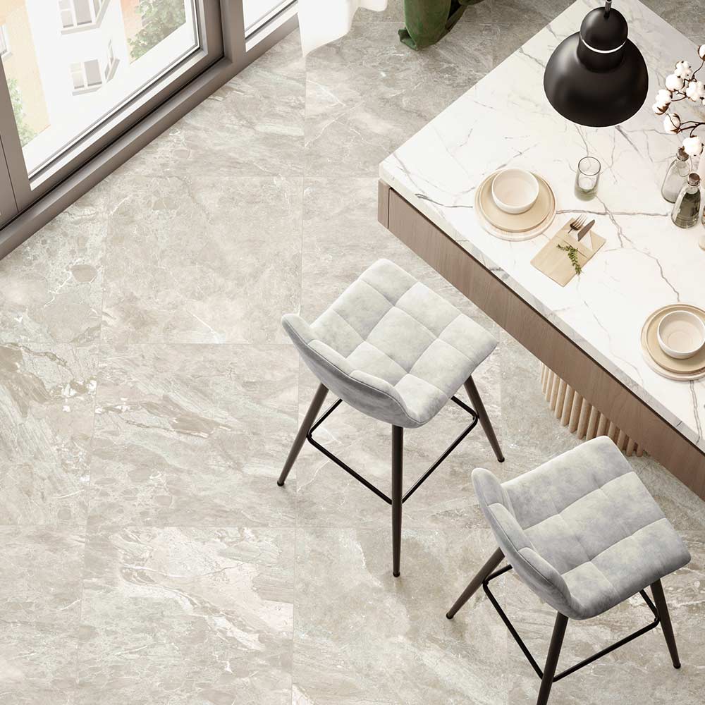Greiny Crema 6060GRY11 Керамогранит sugar-эффект 600*600*9,5 (4 шт в уп/43,2 м в пал)