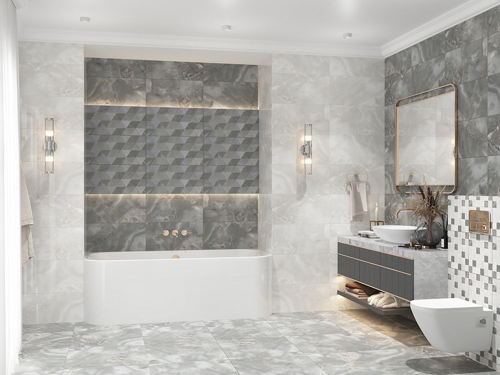 OPALE GREY Плитка настенная 31,5*63 (1уп/8шт)