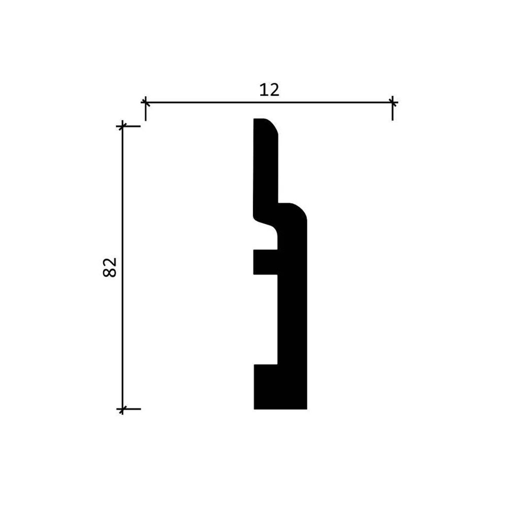DD703/22 Плинтус (80х12x2000мм)