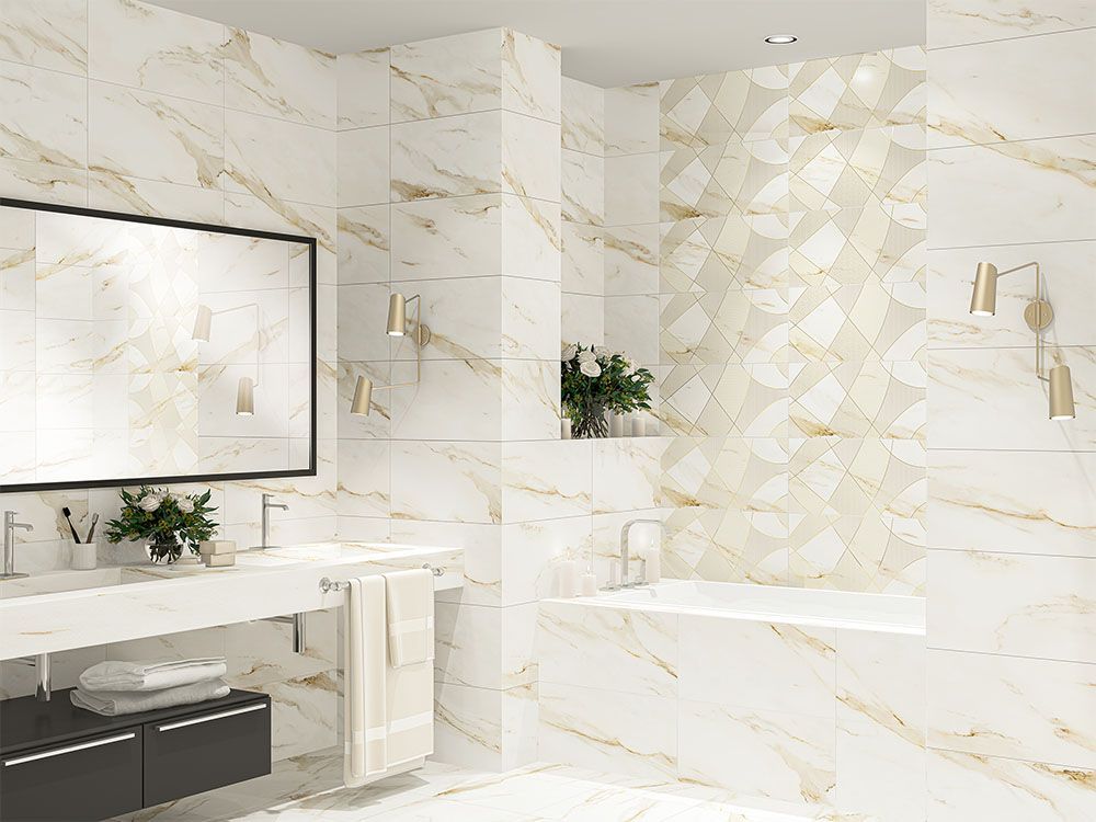 CALACATTA ROYAL Плитка напольная 42*42  (1уп/7шт)