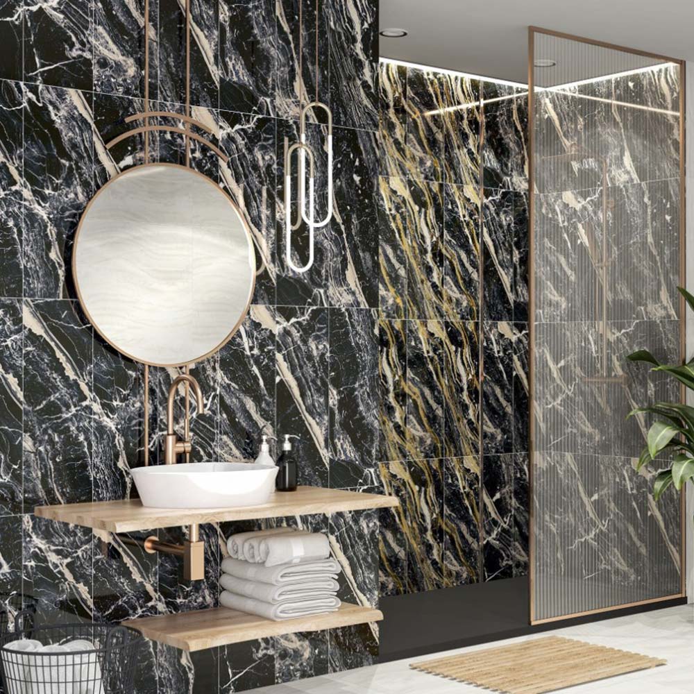 LEVANTO NERO Плитка настенная R 24,2*70,0 (1уп/7шт)