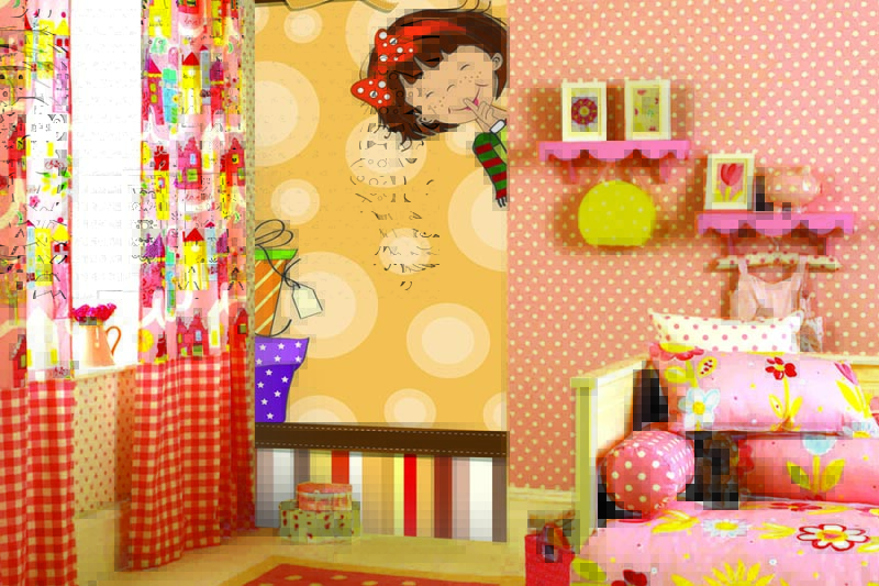 11-0148-АY "Пеппи Длинный чулок" DECOCODE Фотопанно 100х280см. "Фотообои почти даром"