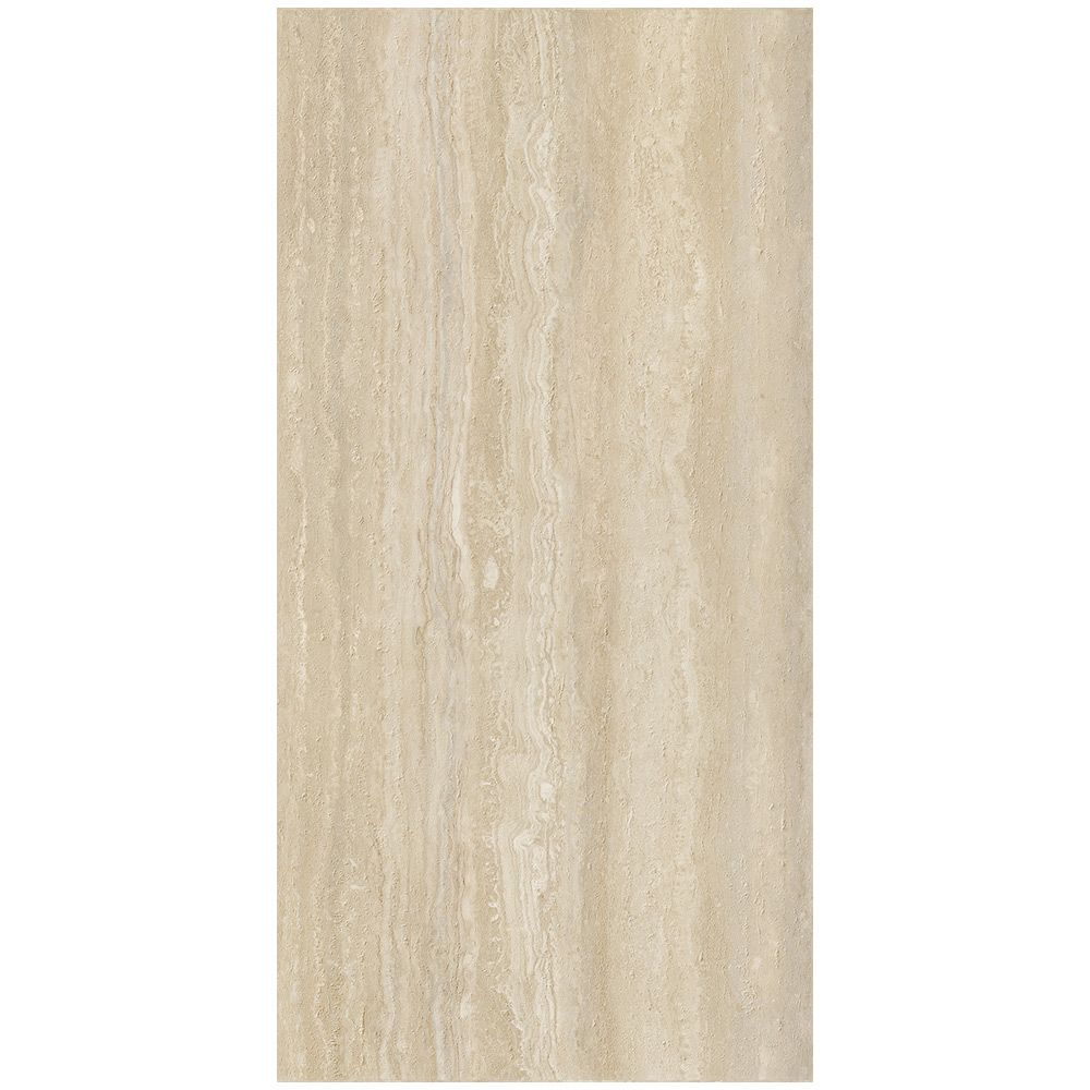 60120TVW18M Travertine World Latte Керамогранит матовый карвинг 600*1200 (2 шт в уп/50,40 м в пал)